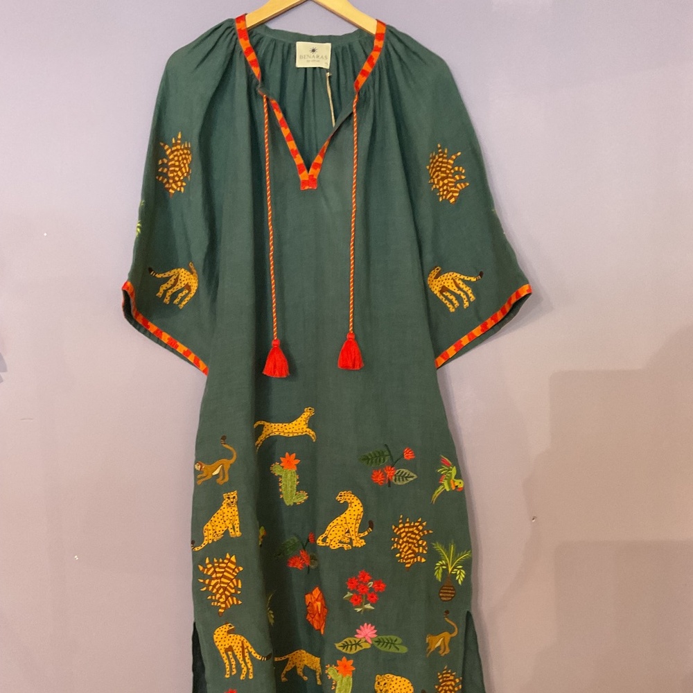 Benaras by Citrus linen dress.
